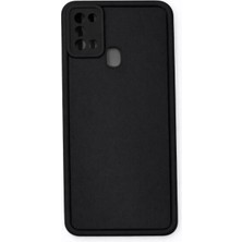 Vissona Samsung Galaxy A21 Uyumlu Kamera Çıkıntılı Mat Silikon Telefon Kılıfı