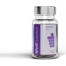 Wellessence® Safran+Tm Safran Ekstresi, Magnezyum, Vitamin B6 ve Folik Asit Içeren Takviye Edici Gıda