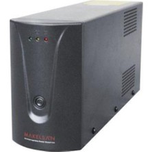 Makelsan 650Va,Line-İnteractive,1 Adet 12V 7Ah Akü,5/12 Dk,Ups,Siyah,Lion Modeli Mu00650L11Ea005
