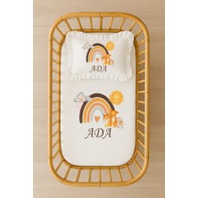 Moda Lime Isimli Bebek Nevresim Takımı 70X120 – Akfil Kumaş Fırfırlı Dolgulu Yastıklı