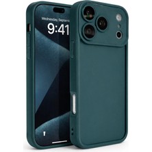 Vissona iPhone 17 Pro Max Uyumlu Kamera Çıkıntılı Mat Silikon Telefon Kılıfı