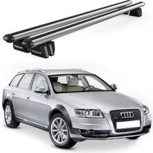 Today Auto Pençe Audi A6 Allroad (2006-2011) Uyumlu Gri Ara Atkı Port Bagaj Tavan Barı