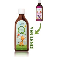 Qlife Multivitamin Multimineral ve Balık Yağı Içeren Sıvı Takviye Edici Gıda