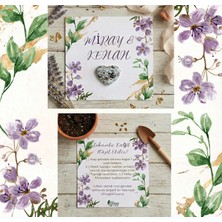 Lifoya Tohum Kartı,davetiye-50 Adet (%50 Muz Lifi,%50 Geri Dönüştürülmüş Kağıt)