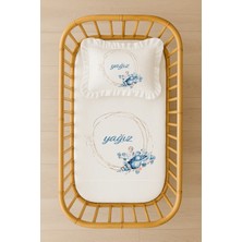Moda Lime Isimli Bebek Nevresim Takımı 70X120 – Akfil Kumaş Içi Dolgulu Fırfırlı Yastık
