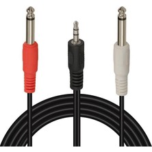 Najmaddin Powermaster PM-13934 3.5 mm Stereo Erkek - 2x6.3 mm Mono Erkek Ses Kablosu (5 Metre)