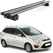 Today Auto Pençe Ford Grand C-Max Ara Atkı (2010-2019) Uyumlu Gri Ara Atkı Port Bagaj Tavan Barı