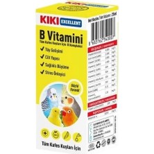 İsmiyle Al Kiki Excellent Kuşlar Için B Vitamini Sıvı Damla 25 ml