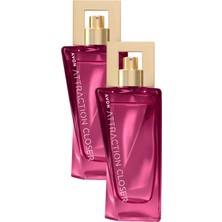 Avon Attraction Closer Kadın Parfüm Edp 50 Ml. Ikili Paket