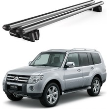 Today Auto Pençe Mitsubishi Pajero 5d Ara Atkı (2011-2021) Uyumlu Gri Ara Atkı Port Bagaj Tavan Barı