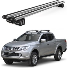 Today Auto Pençe Mitsubishi L200 Ara Atkı (2015-2023)  Uyumlu Gri Ara Atkı Port Bagaj Tavan Barı