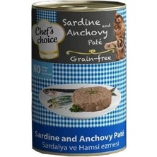 İsmiyle Al Chefs Choice Kıyılmış Sardalya ve Hamsili Yetişkin Konserve Kedi Maması 1 Adet 400 gr