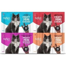 İsmiyle Al Reflex Plus Mini Mix Karışık Lezzetler Stick Kedi Ödül Maması 1 Adet 40 gr