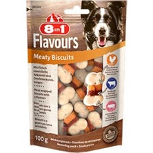 İsmiyle Al 8in1 Flavours Meaty Biscuits Kıtır Köpek Ödül Maması 1 Adet 100 gr