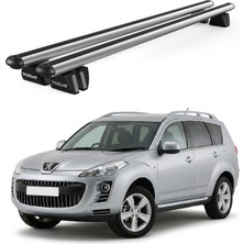 Today Auto Pençe Peugeot 4007 Ara Atkı (2008-2012)  Uyumlu Gri Ara Atkı Port Bagaj Tavan Barı