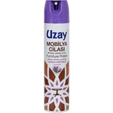 Uzay Mobilya Bakım Cilası 300 ml Lavanta Kokusuyla Ahşap Yüzeyler İçin Temizleyici ve Parlatıcı