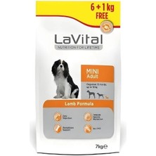 İsmiyle Al Lavital Kuzu Etli Küçük Irk Yetişkin Köpek Maması 6+1 kg