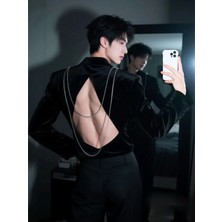 Ravinity Iki Sıra Sırt Kolyesi, Erkek Vücut Zinciri