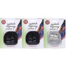 Magic Locks Akıllı Bağcık Yuvarlak 3\'lü Set