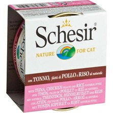 İsmiyle Al Schesir Ton Balıklı ve Tavuklu Naturel Konserve Kedi Maması 1 Adet 85 gr