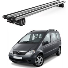 Today Auto Pençe Mercedes-Benz Vaneo Ara Atkı (W414) (2002-2005) Uyumlu Gri Ara Atkı Port Bagaj Tavan Barı