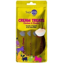 İsmiyle Al Supreme Cat Tavuklu ve Peynirli Sıvı Kedi Ödül Maması 1 Adet 4X14 gr