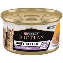 İsmiyle Al Pro Plan Baby Kitten Tavuklu Yavru Konserve Kedi Maması 1 Adet 85 gr