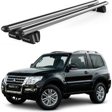 Today Auto Pençe Mitsubishi Pajero 3D Ara Atkı (2011-2021) Uyumlu Gri Ara Atkı Port Bagaj Tavan Barı
