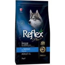 İsmiyle Al Reflex Plus Somonlu Orta ve Büyük Irk Yetişkin Köpek Maması 3 kg