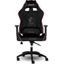 XMAX / Rio Balerion Terletmez Kadife Kumaş Siyah Gaming Oyuncu Koltuğu / 120 kg Taşır