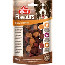 İsmiyle Al 8in1 Flavours Skewer Bites Kuşbaşı Dilimli Çiğneme Köpek Ödül Maması 1 Adet 100 gr