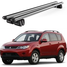 Today Auto Pençe Mitsubishi Outlander Ara Atkı (2006-2012) Uyumlu Gri Ara Atkı Port Bagaj Tavan Barı