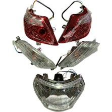 Volta Üç Tekerlekli Elektrikli Motor Far, Stop ve Sinyal Lambası Seti