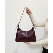 The Tote Bag Deri Görünümlü Zarif Tasarım Günlük Veya Ofis Şıklığı, El ve Omuz Çantası
