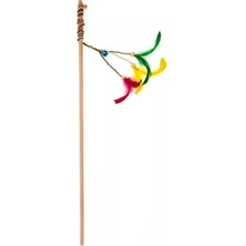 İsmiyle Al Aquael Ecomfy Toy Gaia Rod Tüylü Kedi Oltası Oyuncağı 50 cm