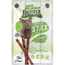 İsmiyle Al Jungle Tavuklu Stick Kedi Ödülü 1 Adet 3x5 gr