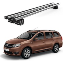 Today Auto Pençe Dacia Logan Ara Atkı (2013-2017) Uyumlu Gri Ara Atkı Port Bagaj Tavan Barı