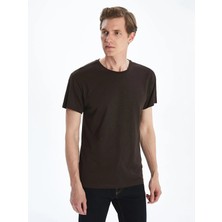 Lc Waikiki Yeni Sezon Bisiklet Yaka Kısa Kollu Erkek Pijama Üst