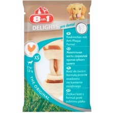 İsmiyle Al 8in1 Delights Dental Köpek Kemik Ödülü 1 Adet Xsmall 12 gr