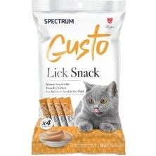 İsmiyle Al Spectrum Gusto Ton Balıklı ve Tavuklu Sıvı Kedi Ödül Maması 1 Adet 4X15 gr