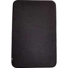 İsmiyle Al Cattie Altıgen Model Kum Toplayıcı Fonksiyonel Kedi Paspası Medium Siyah 37X50 cm