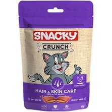 İsmiyle Al Snacky Crunch Hair Skin Tavuklu Deri Tüy Sağlığı Destekleyici Kedi Ödülü 1 Adet 60 gr