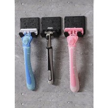 Lumiyo Permatik Tutucu - Banyo Düzenleyici - Jilet Tutucu Aparat - Çok Amaçlı Banyo Askısı 7'li