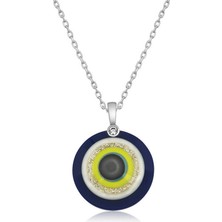 Tienda Elegante Gümüş 100 Dilde Seni Seviyorum Nazar Kolye