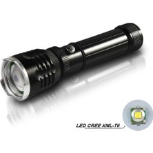 İsmiyle Al Flaşörlü Uzun Mesafeli Şarjlı Pilli Mıknatıslı El Feneri  WT-282