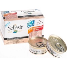 İsmiyle Al Schesir Multipack Somonlu Konserve Kedi Maması 1 Adet 6X50 gr