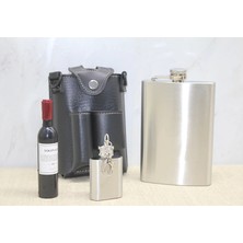 İsmiyle Al Deri Kılıflı Matara Seti ALK3927