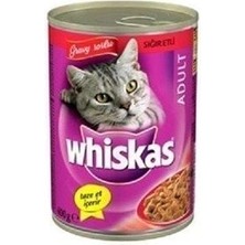 İsmiyle Al Whiskas Biftekli Yetişkin Konserve Kedi Maması 1 Adet 400 gr