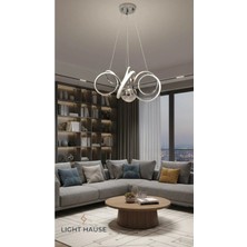 Light House Tek Top Kıvrım Salon Avizesi 3 Renk Modlu