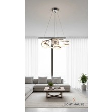 Light House Tek Top Sarkıt 3 Renk Modlu Salon Avizesi